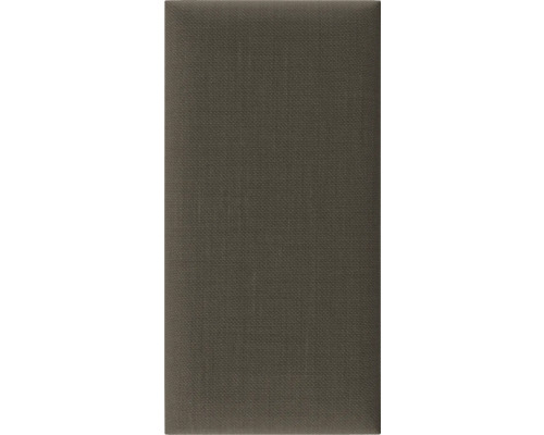 Wandkussen, linnenlook, bruin, geweven look, 30 x 60 cm