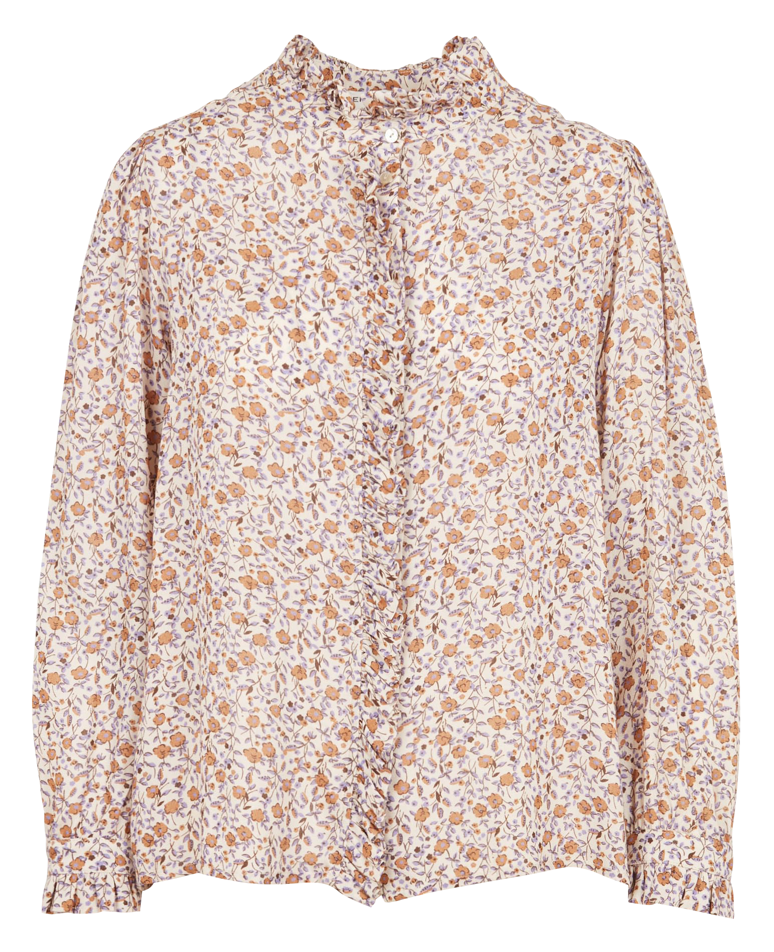 Chemise col victorien à imprimé fleuri | Multicolore