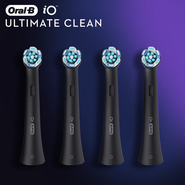 Oral-B iO Ultimate Clean tandbørste refill IOREFILL4BK (sort)