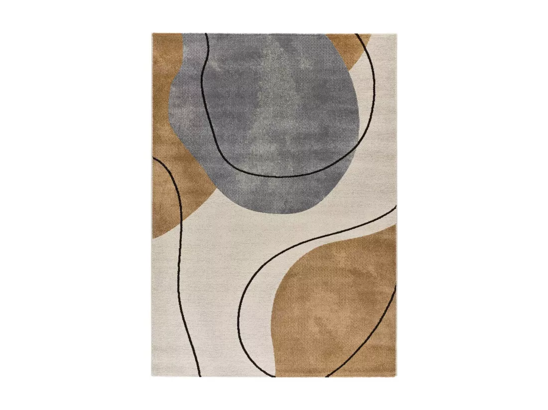 Tapis intérieur - géométrique - multicolore - 80 x 150 cm - NEW YORK