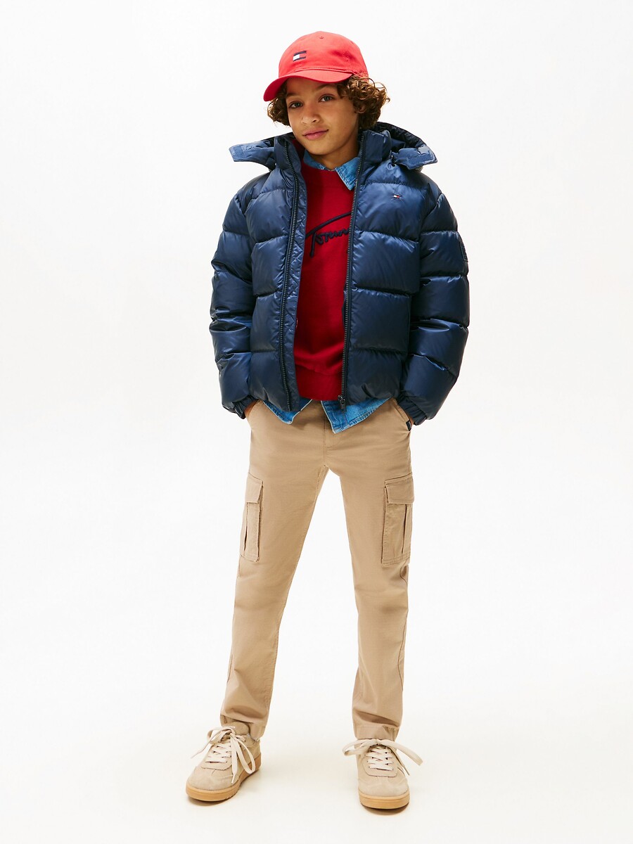 TOMMY HILFIGER<br>Donsjas com capacete