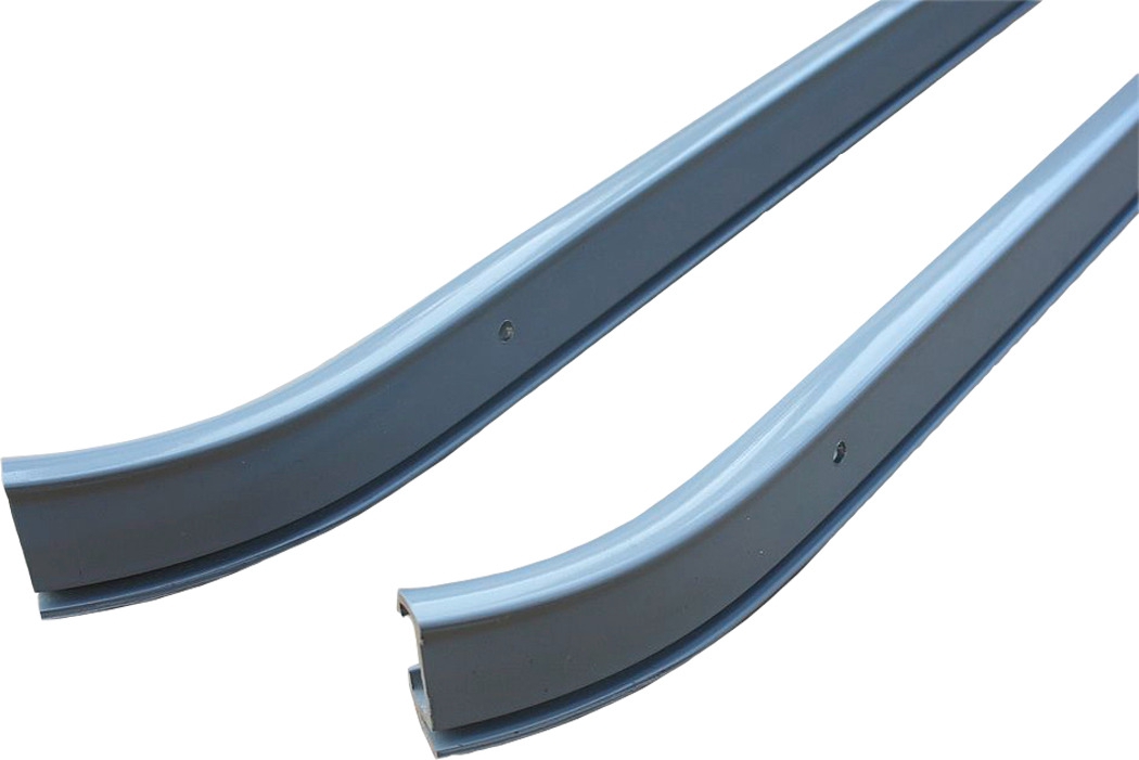 Kiravans Vorhang Set 2 teilig für VW T5/T6 Mitte Rechts Nicht Schiebetüren Standard grau