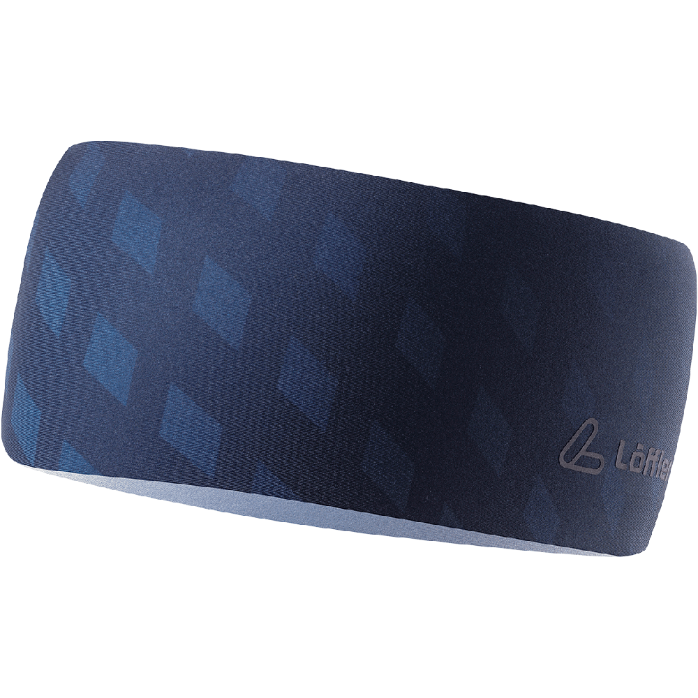 Löffler Elastic Open Cut Stirnband dunkelblau