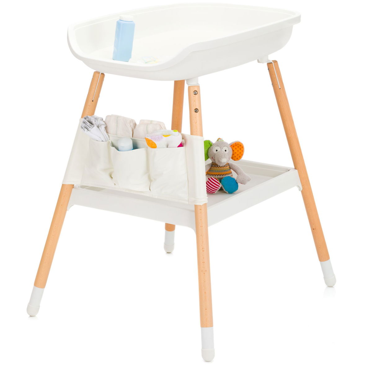 fillikidfillikid   Wickelkommode in Holzoptik weiss/natur