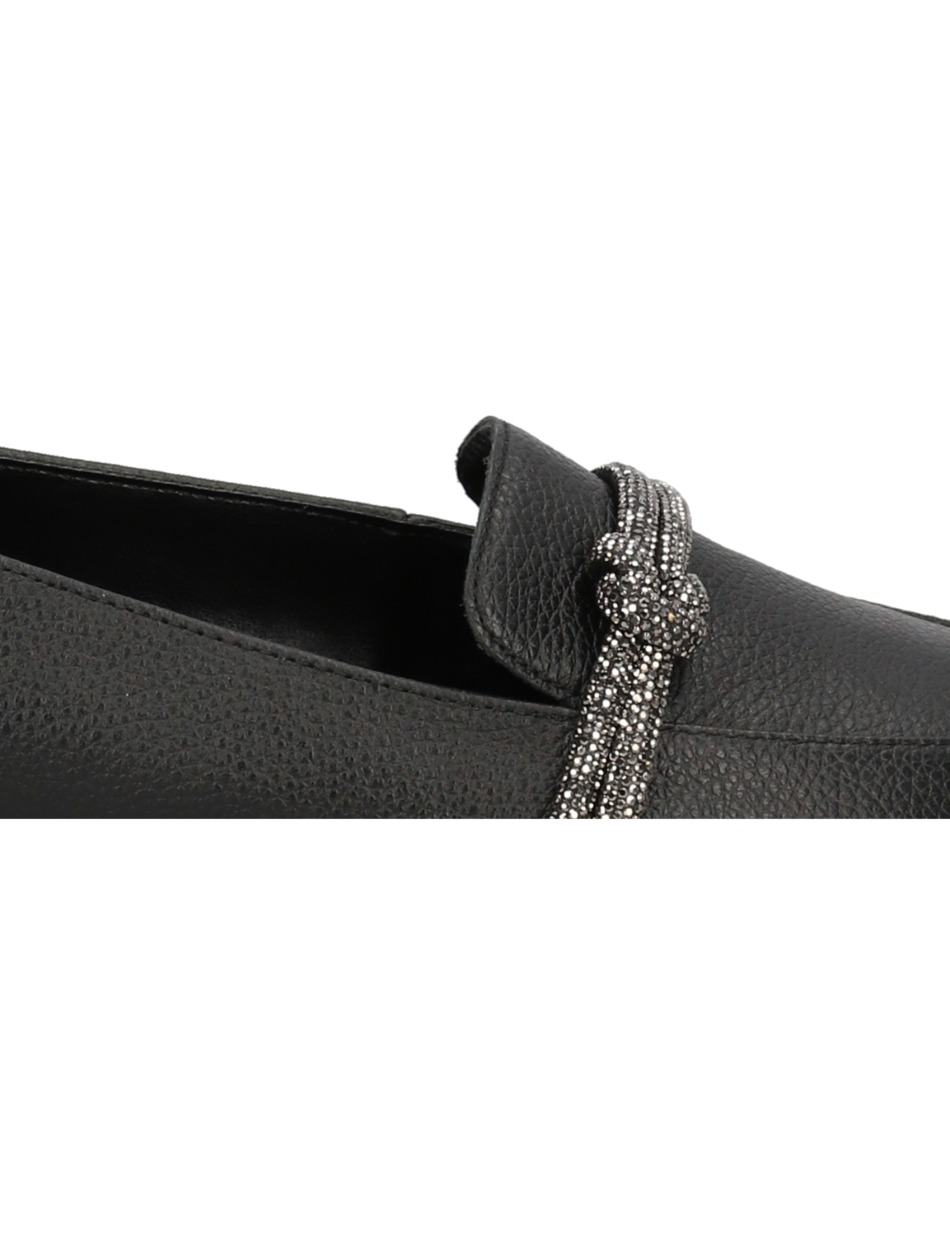 Glattleder Slipper
