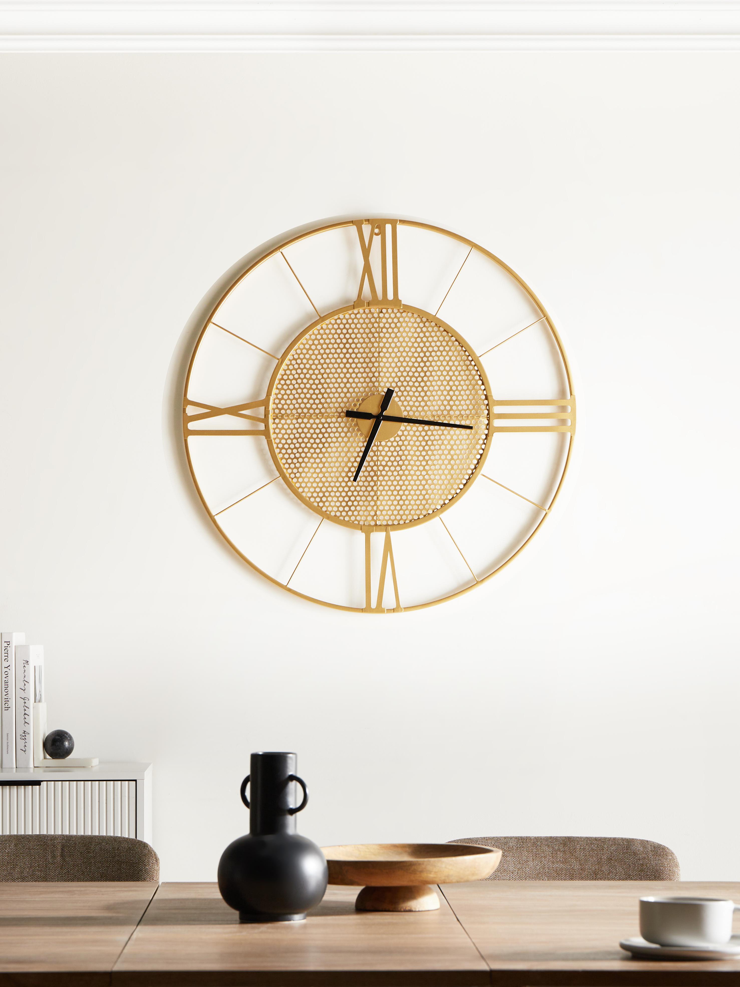 Wandklok BLAMERE 80 cm Metaal Goud