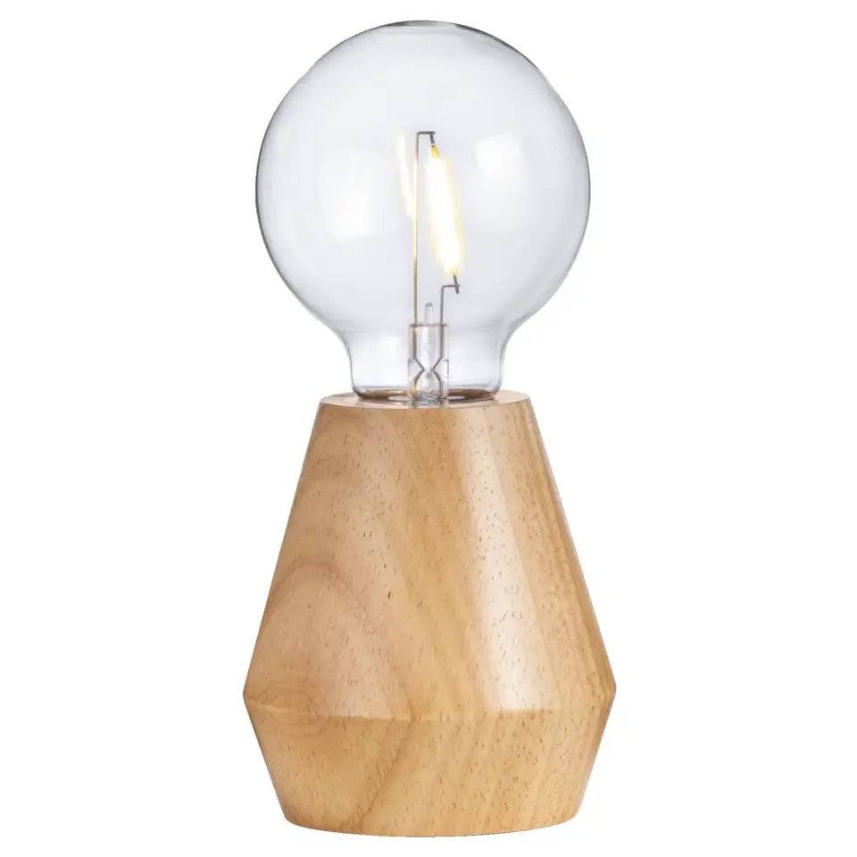 Tafellamp Dwayne LED - naturel - Ø10x12 cm