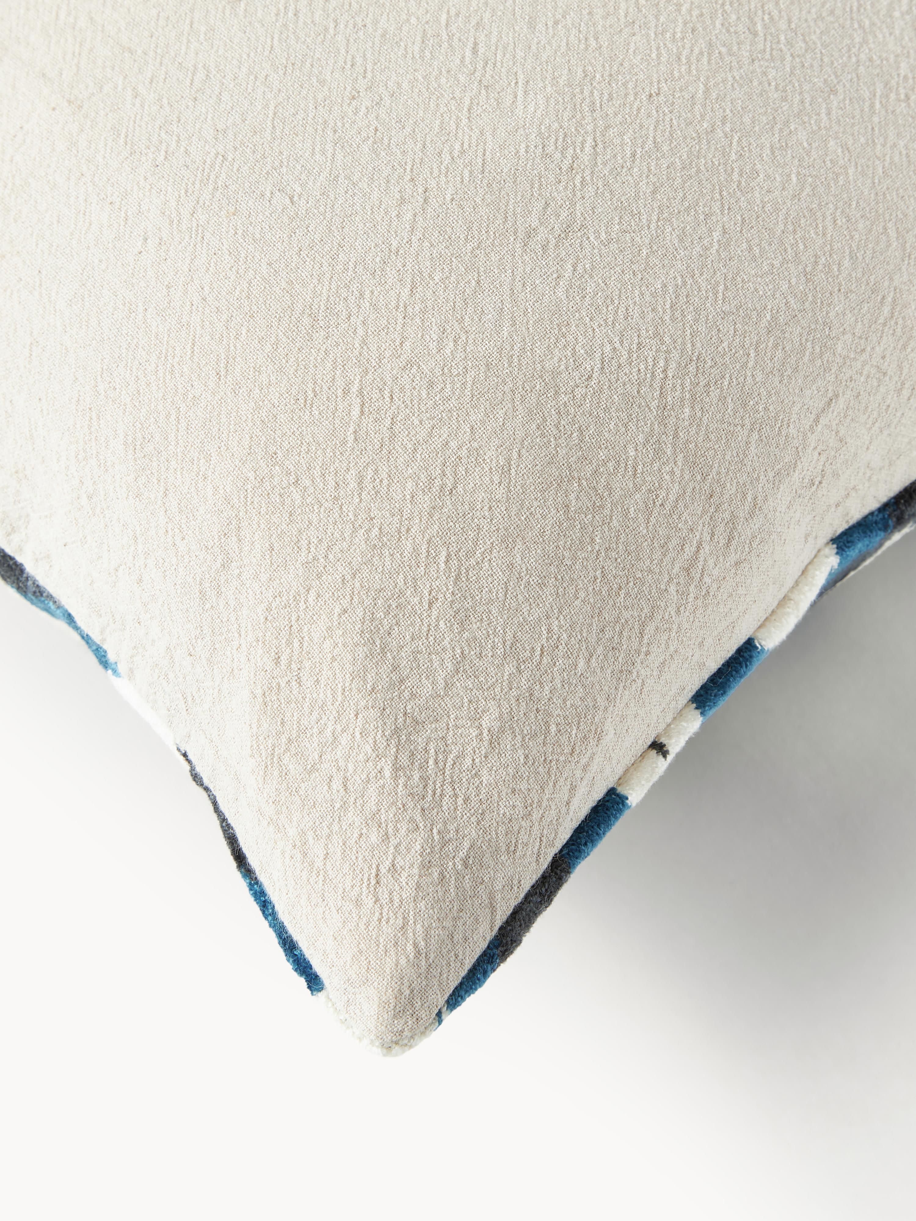 Viscose kussenhoes Heron met geweven jacquardpatroon