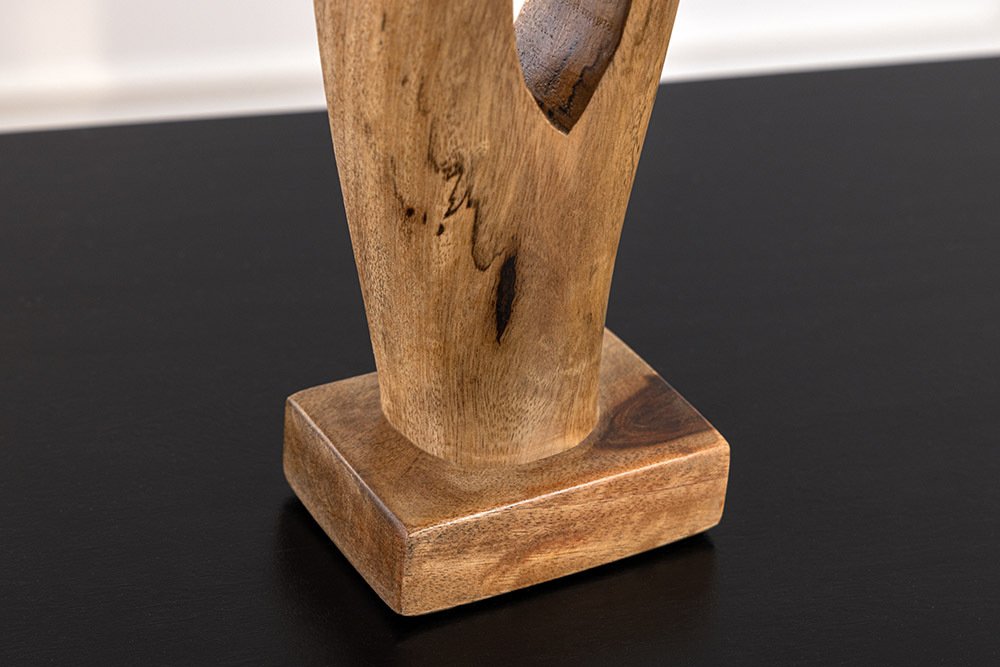 Massive Design Skulptur AMARA 45cm natur Mangoholz Dekoration handmade