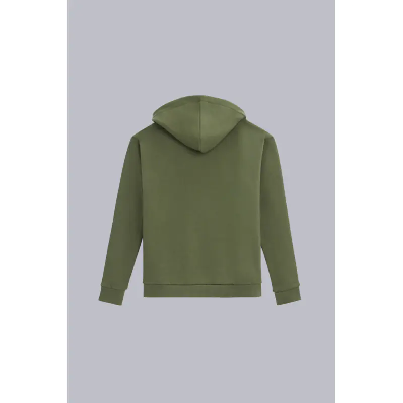 ORGANIC KICK HOODIE ZIP KAKI VESTE Coton biologique No Gender