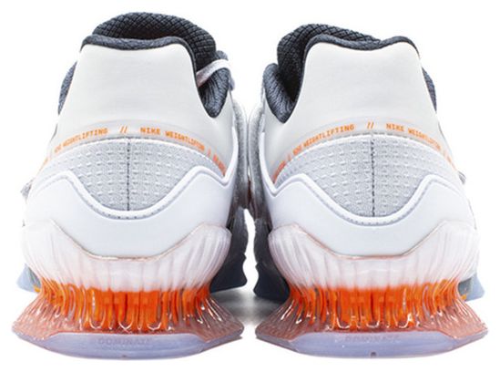 Chaussures Training Nike Romaleos 4 SE Blanc/Orange Unisexe