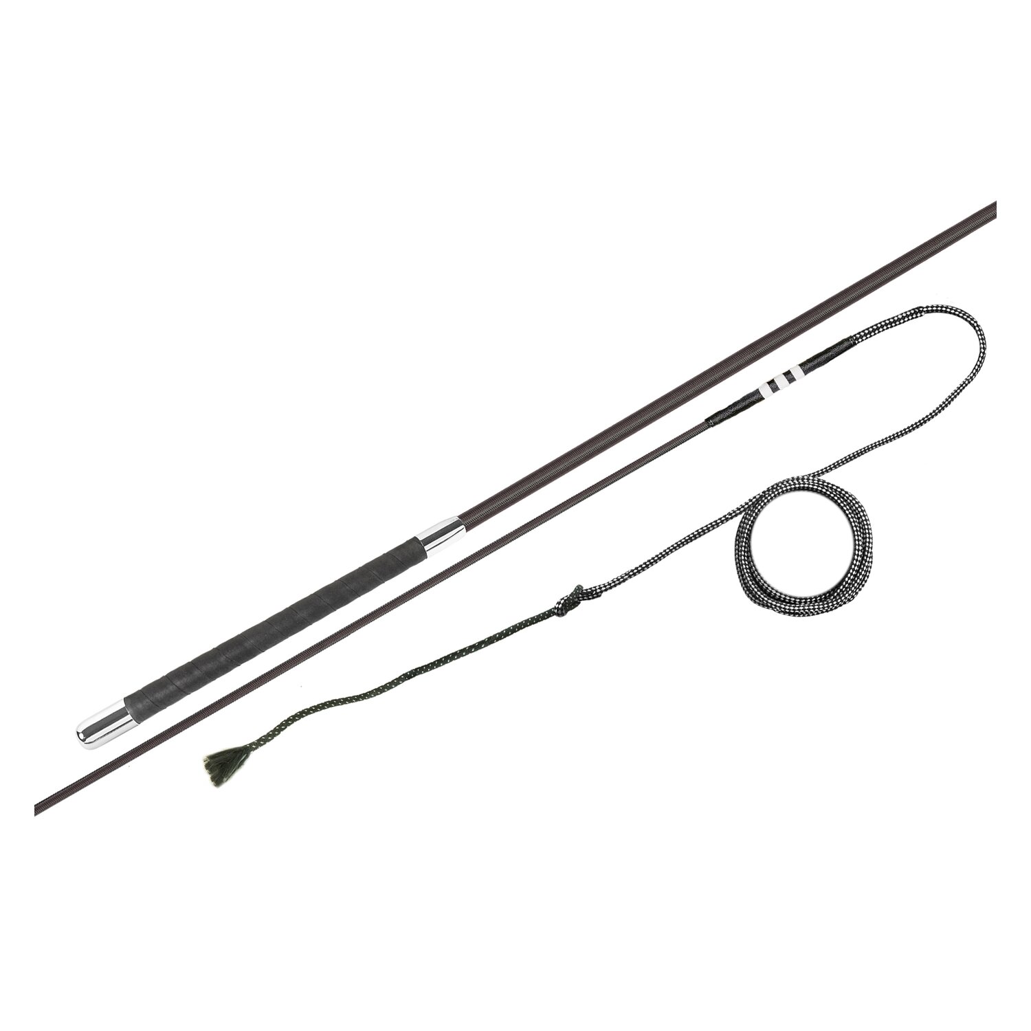 FLECK Longierpeitsche  - schwarz - 200 cm
