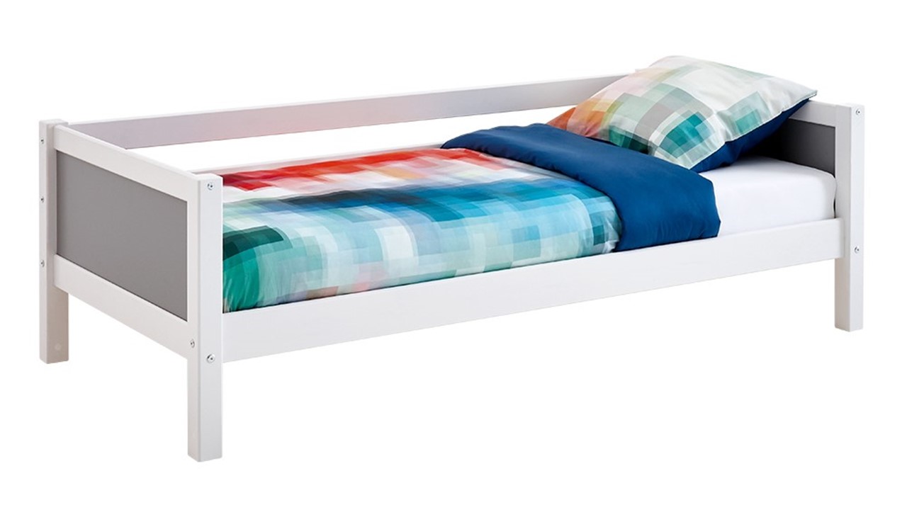 Bedbank Jip wit/urban grey