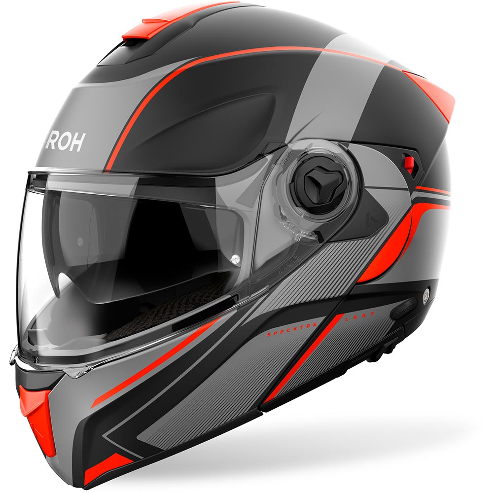 Airoh - Casque Specktre Leaf Orange / Gris / Noir / Mat