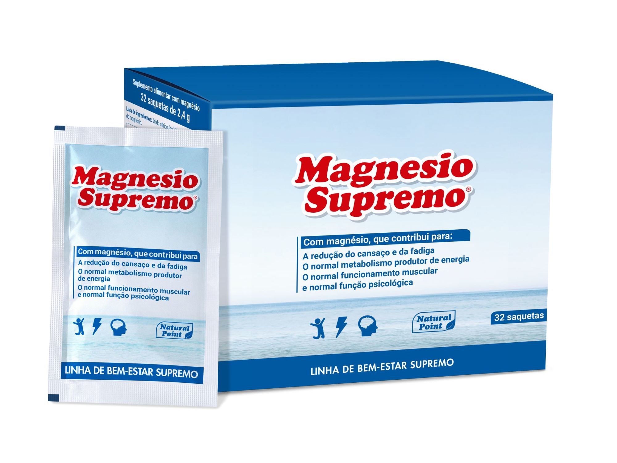 SUPLEMENTO MAGNESIO SUPREMO 32 SAQUETAS