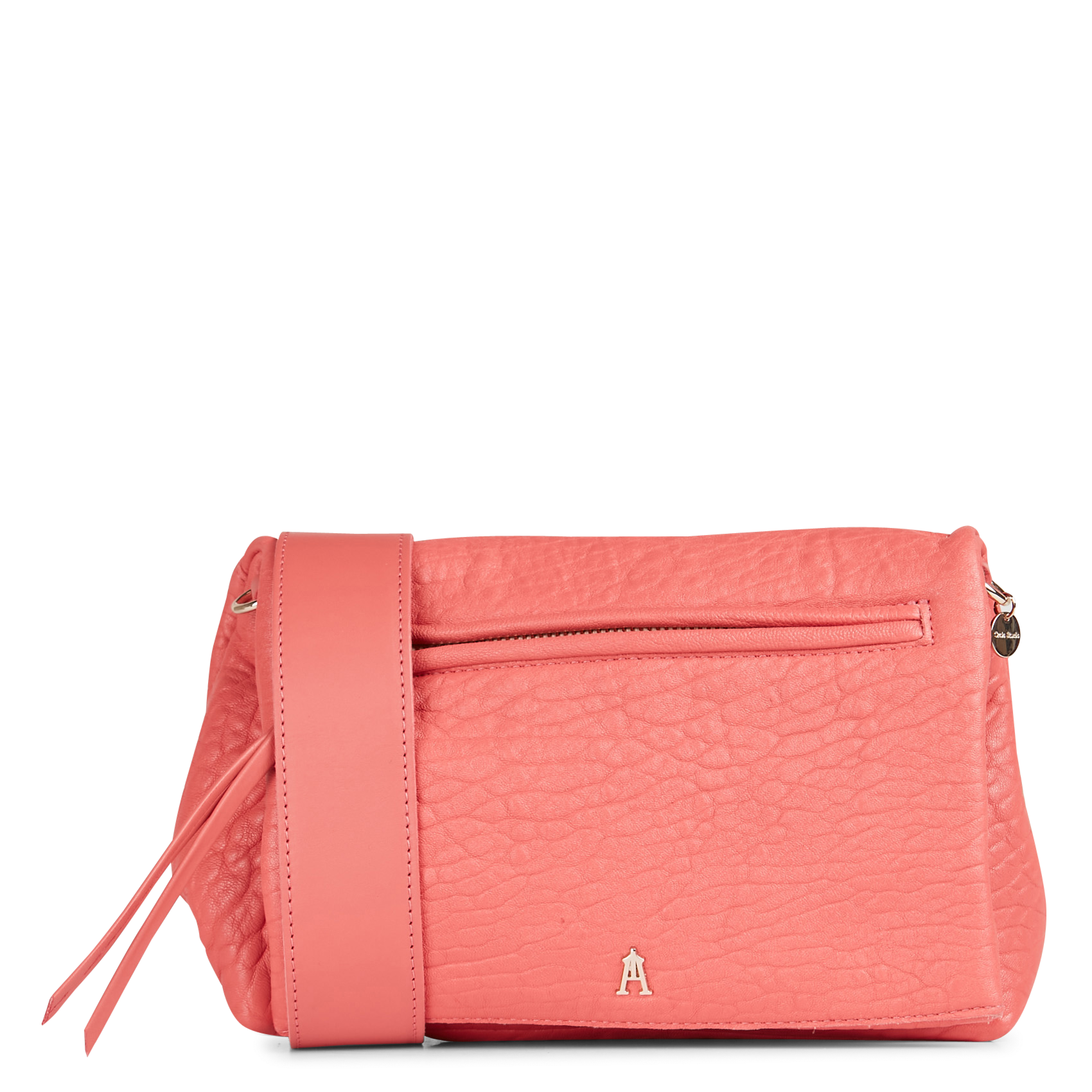 MODULE - Sac besace en cuir mélangé | Rose