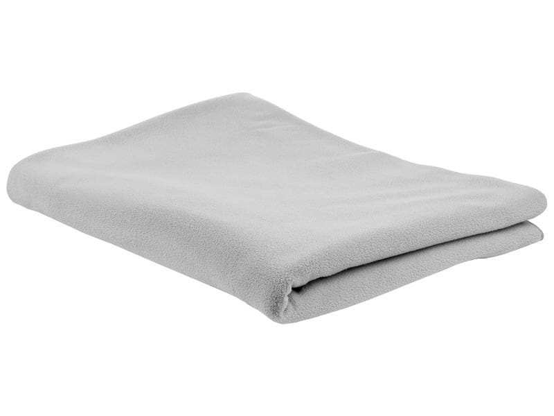 COCON Decke Fleecedecke Fleece, 150 x 210 cm, Hellgrau Flauschige Fleecedecke