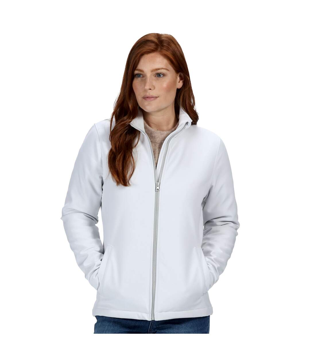 Regatta - Veste softshell ABLAZE - Femme (Blanc/gris) - UTRG3561