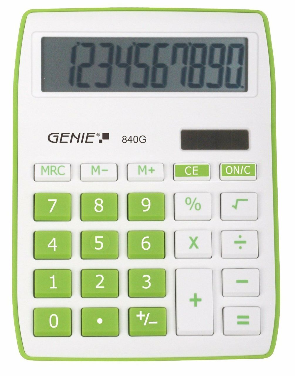 GENIE 840G Solar Tischrechner Rechenmaschine Rechner Bürorechner Taschenrechner