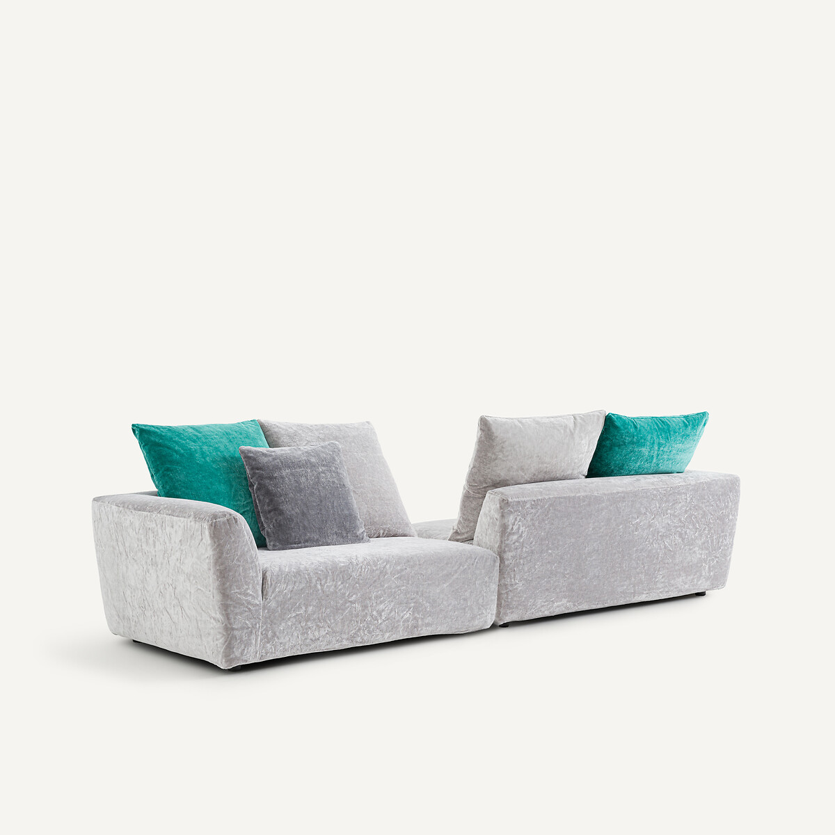 OTTO STUDIO PARA AM.PM<br>Meia poltrona em veludo viscose, Chill