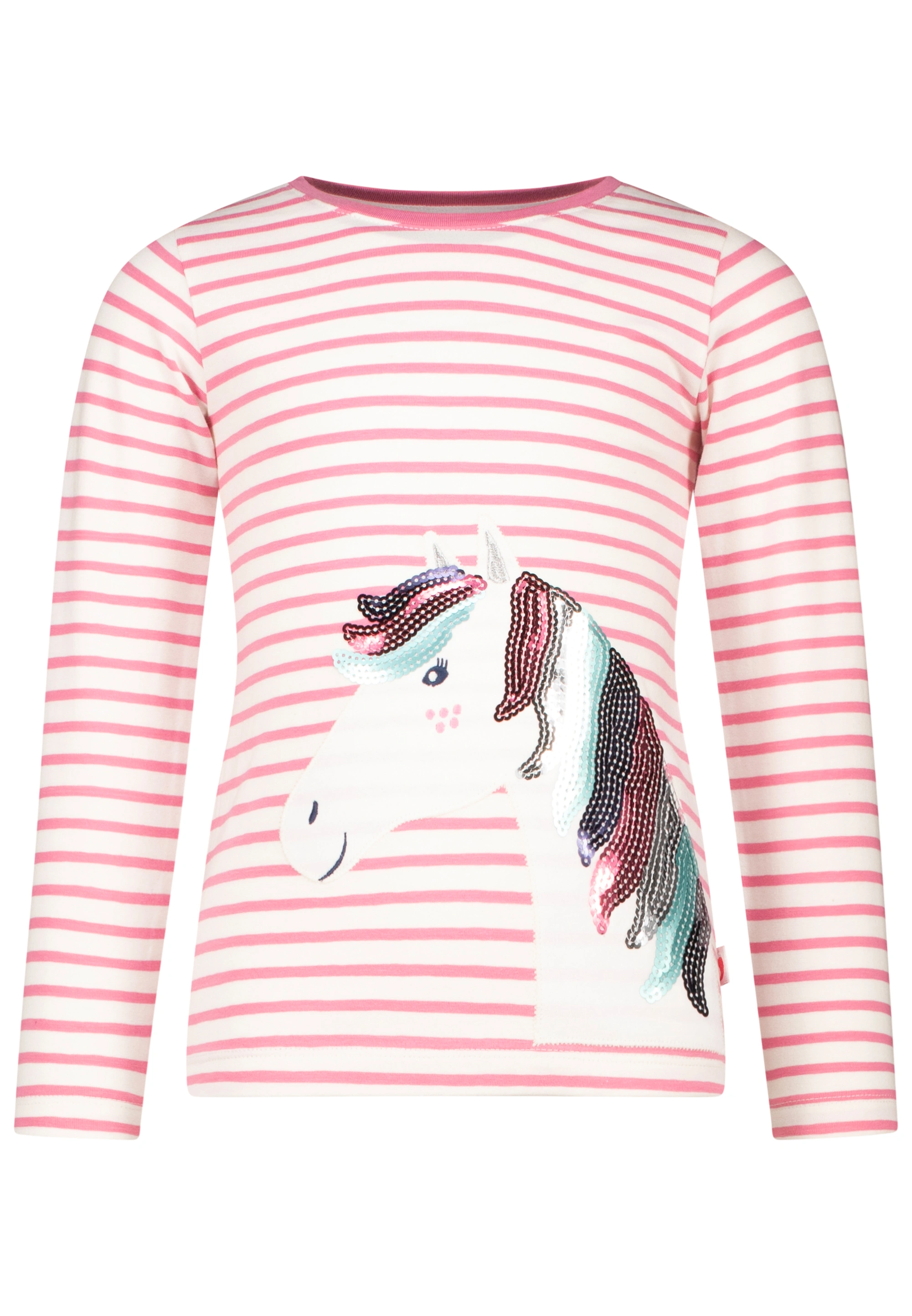 Langarmshirt HORSEHEAD in aurora pink