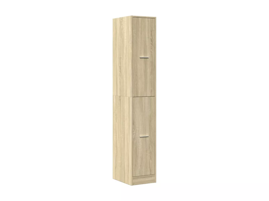 Armoire d'apothicaire chêne sonoma bois d'ingénierie