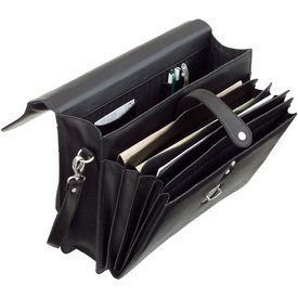 Porte-documents 'FORTE', similicuir, noir