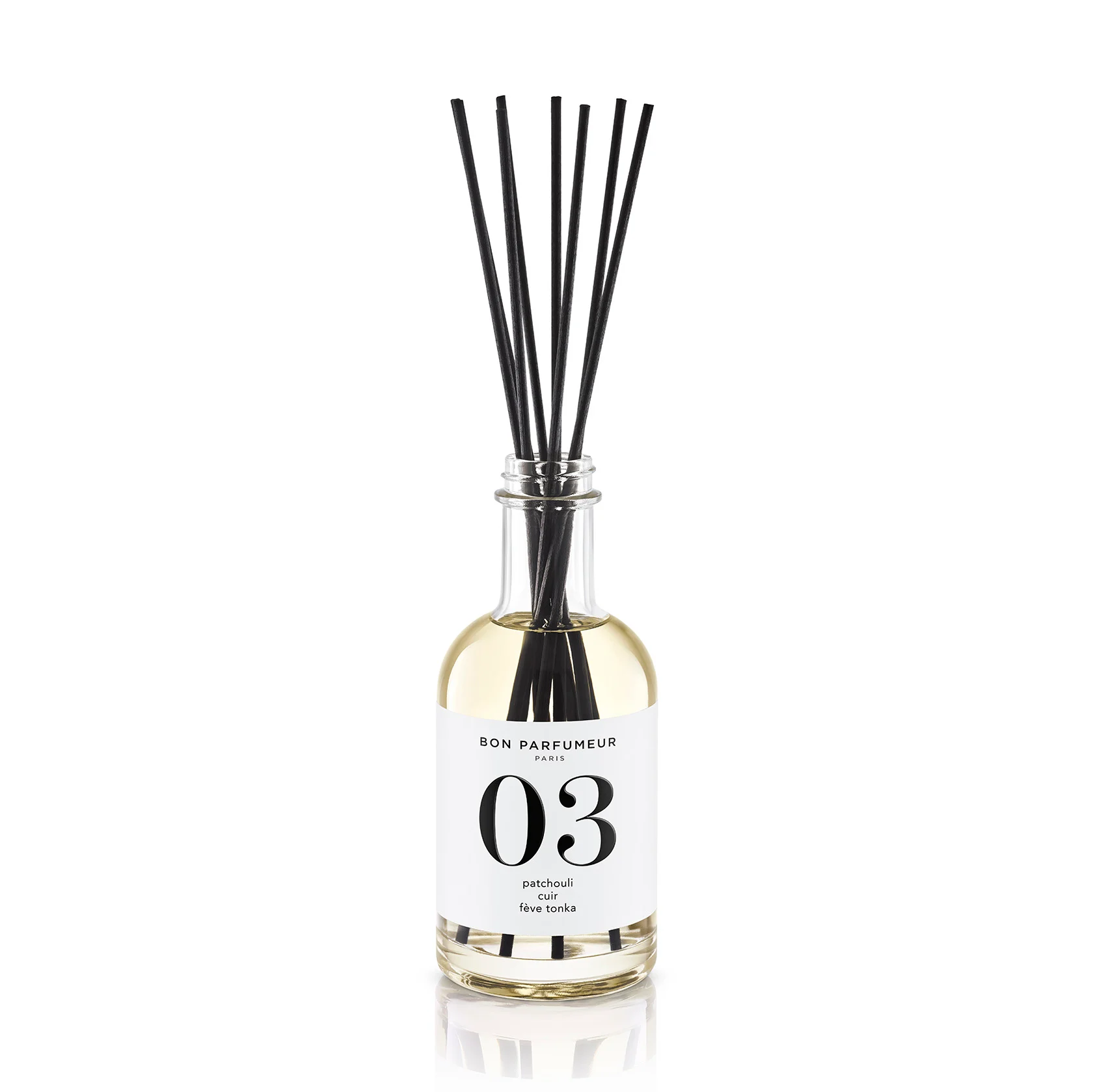 Diffuseur 03 patchouli cuir fève tonka |