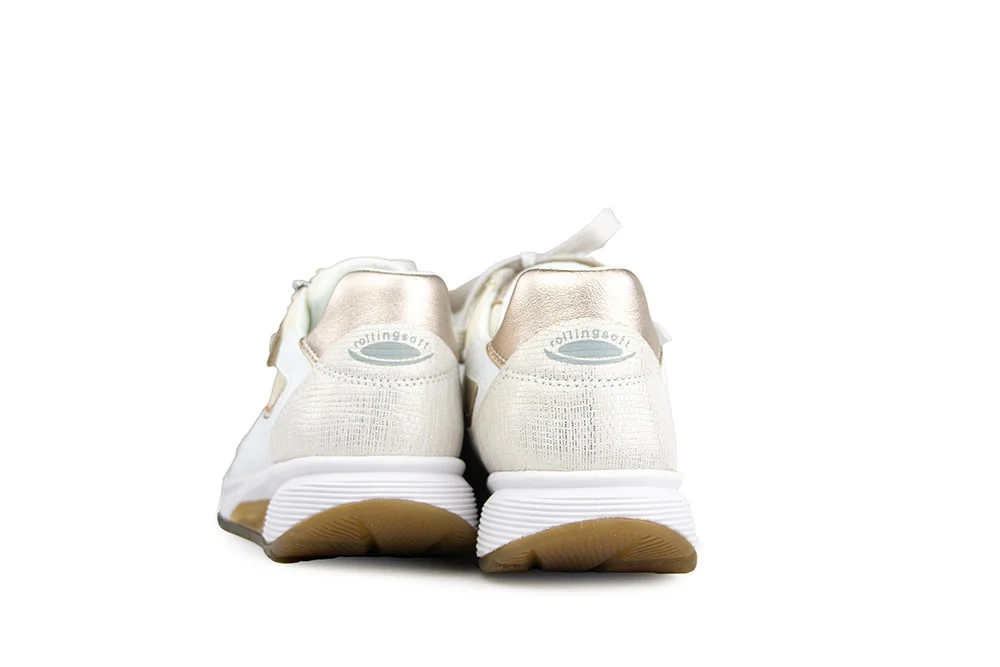 Gabor Rolling Soft Sneaker Weiss Panna