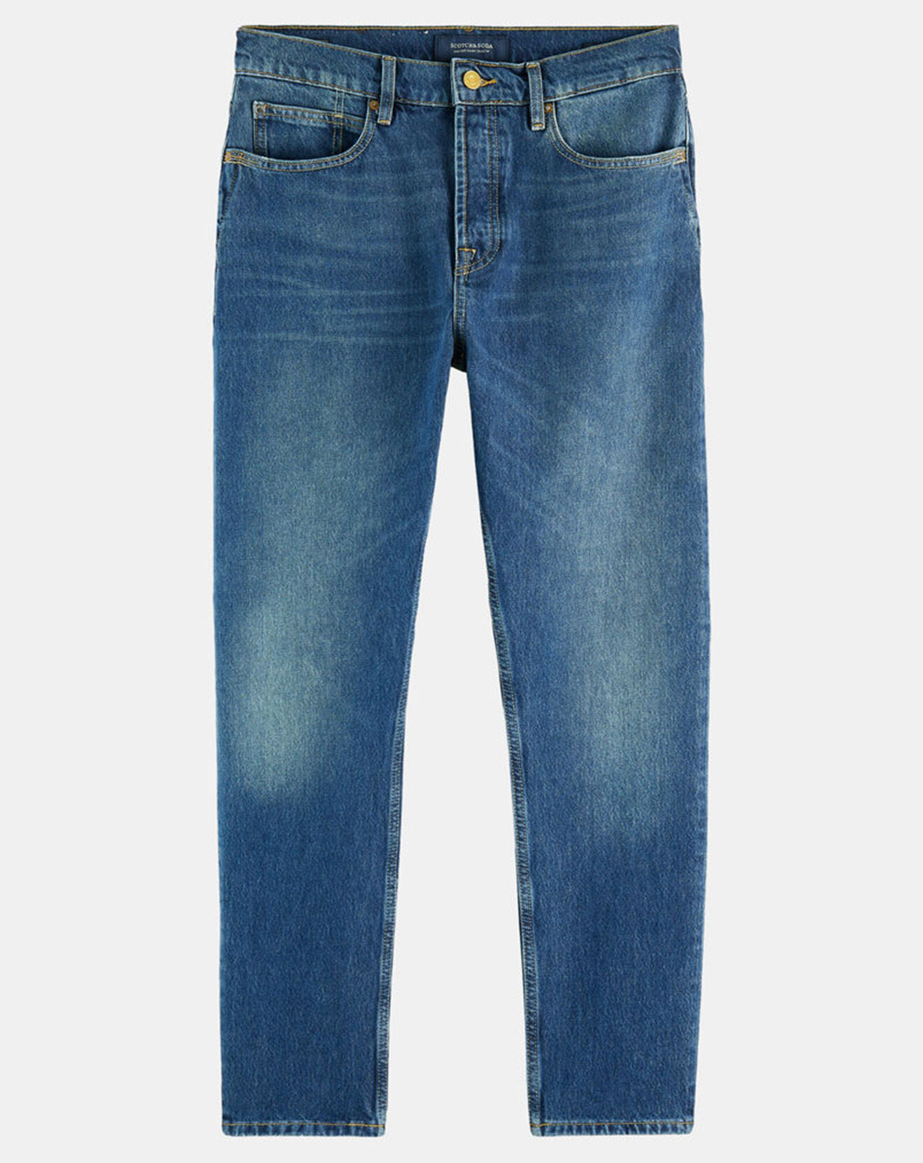 Scotch & Soda Jean Plus - Loos Tapered bleu jean moyen
