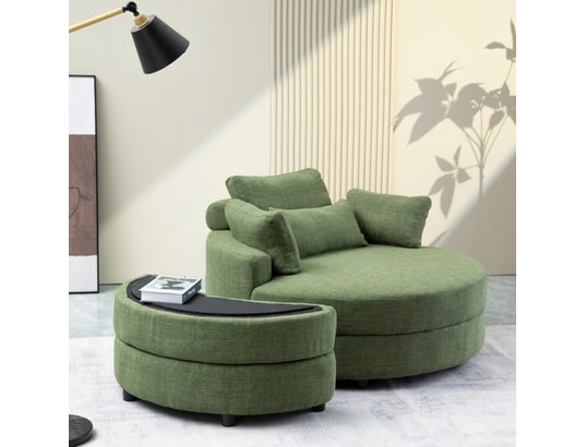 YHL VOYURA - Fauteuil confortable q-myd-2306-lightgreen