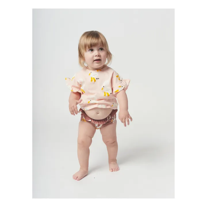 Bobo Choses Culotte de Bain Pélicans | Terracotta