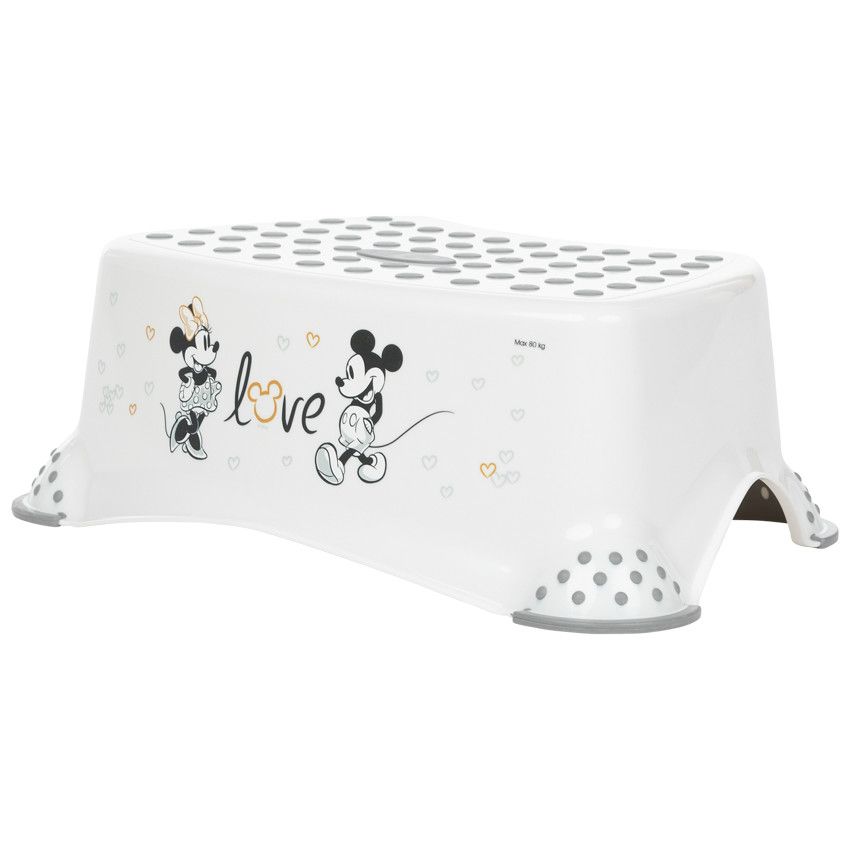 Marchepied Mickey & Minnie - Ecru