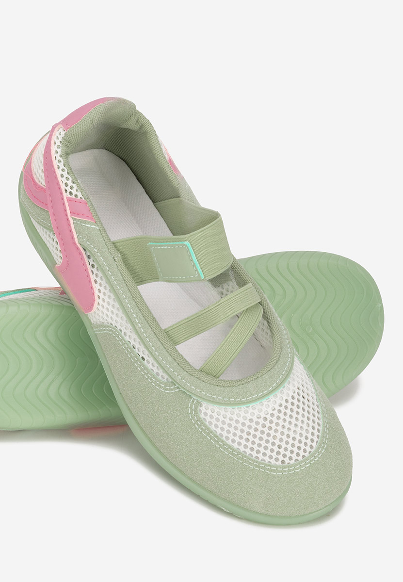 Ballerines sportives vert Denilia