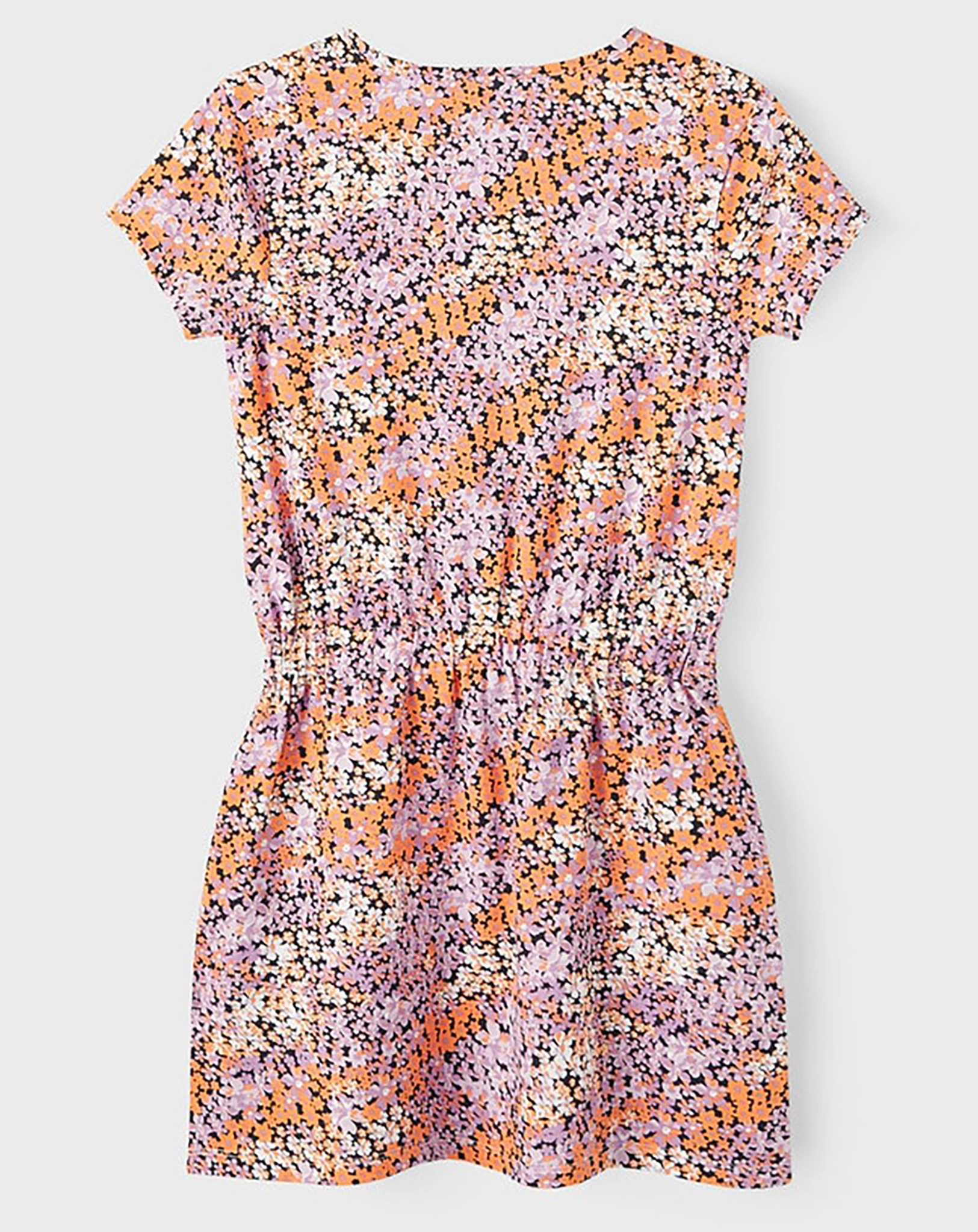Jerseykleid NKFJIA geblümt in dark sapphire