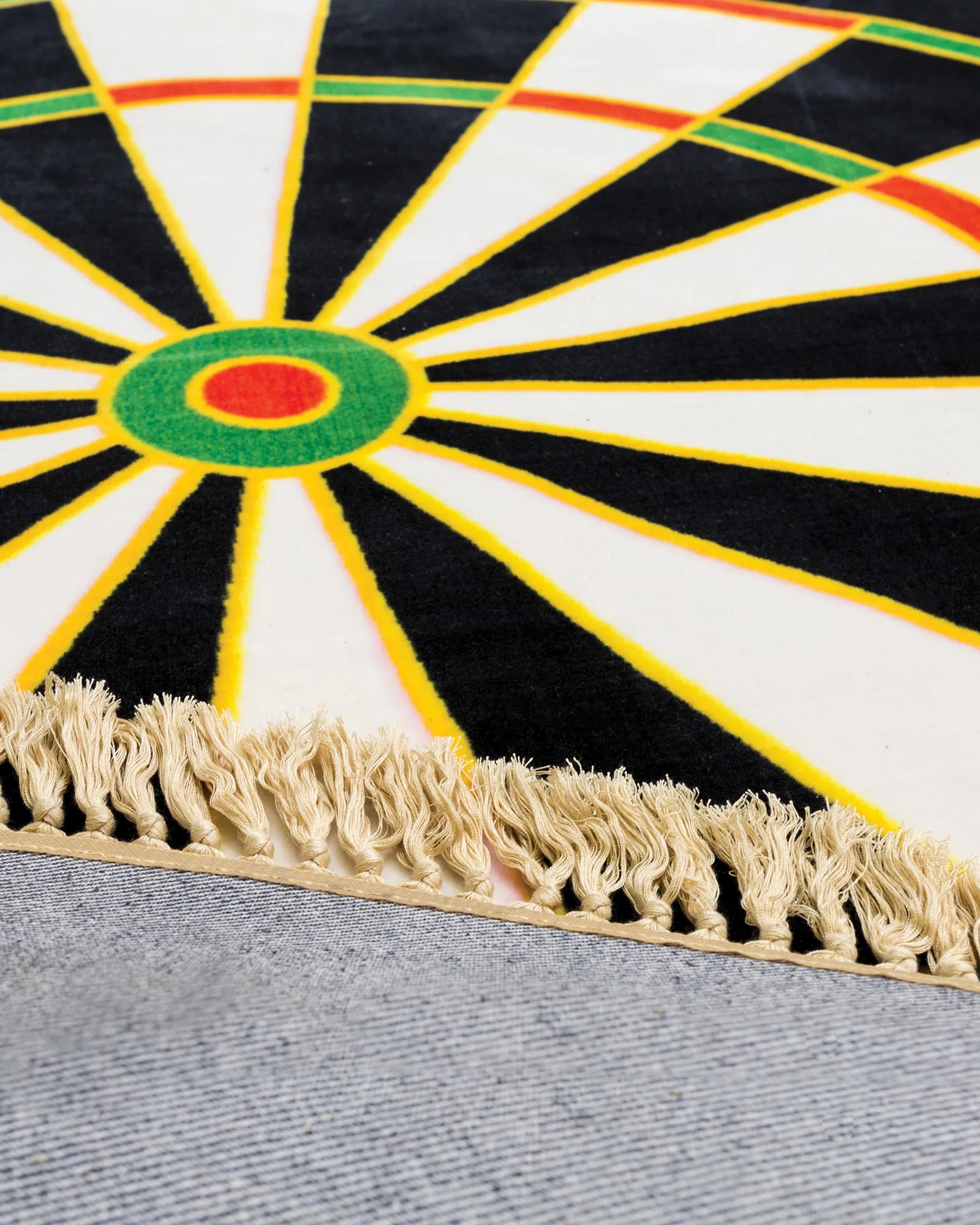 Seletti RUG POLYESTER/COTTON ROUND BLOW-DARTBOARD