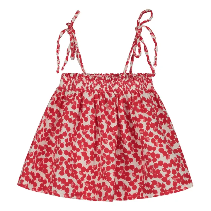 Letter To The World Top Como Coton Bio | Rouge