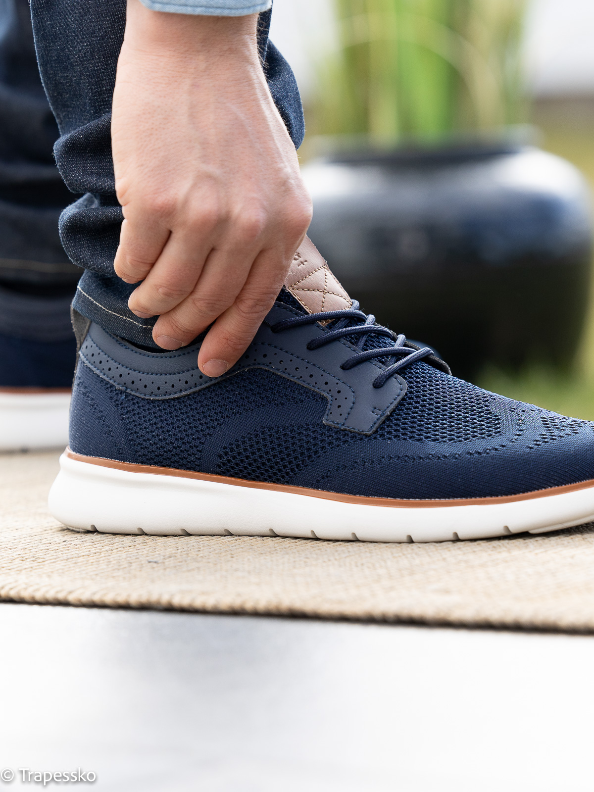 Gregers - Formatop Navy - Trapes Sko