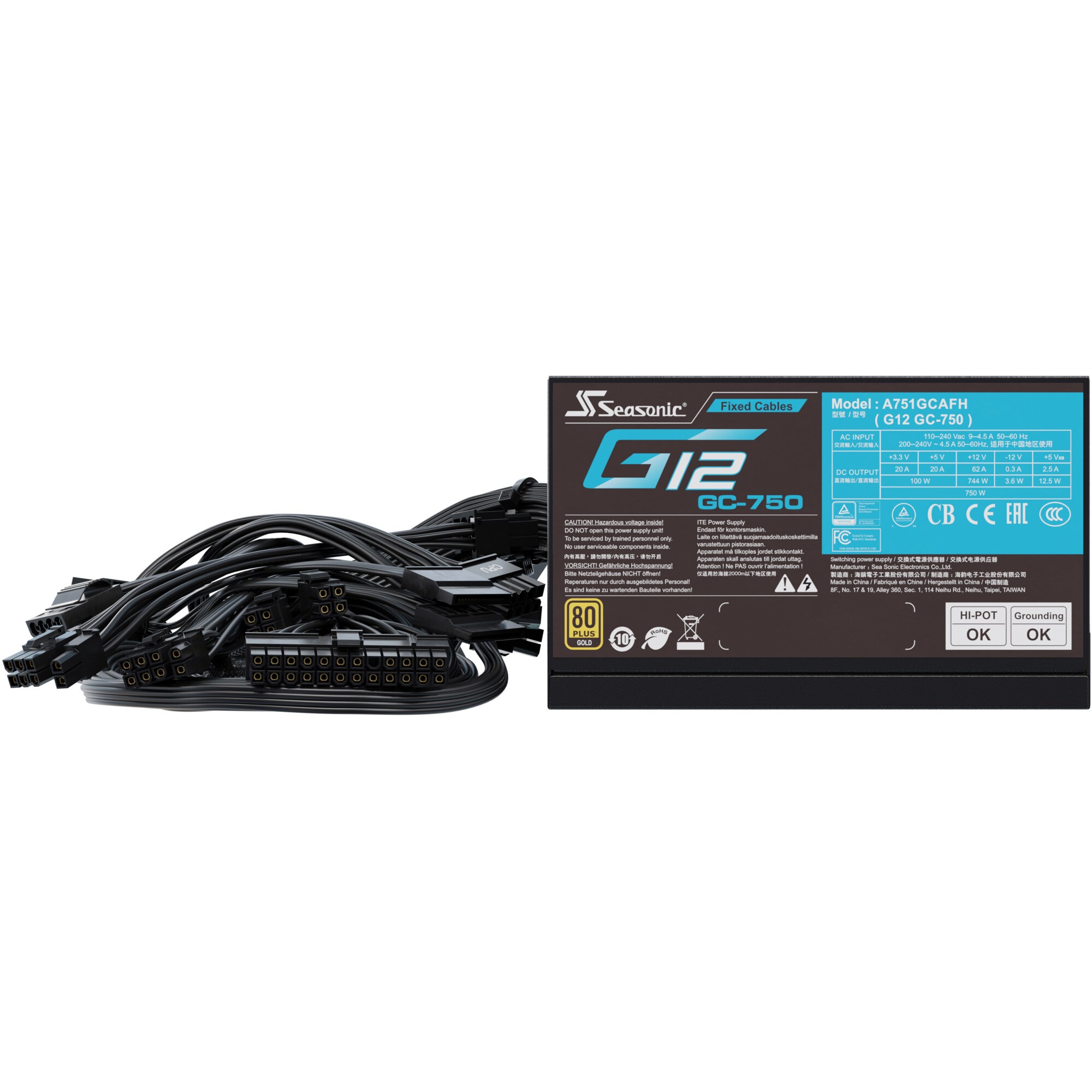 Seasonic PC-Netzteil G12 GC-750 (2024)