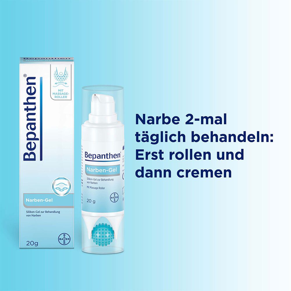 Bepanthen® Narben-Gel mit Massage-Roller