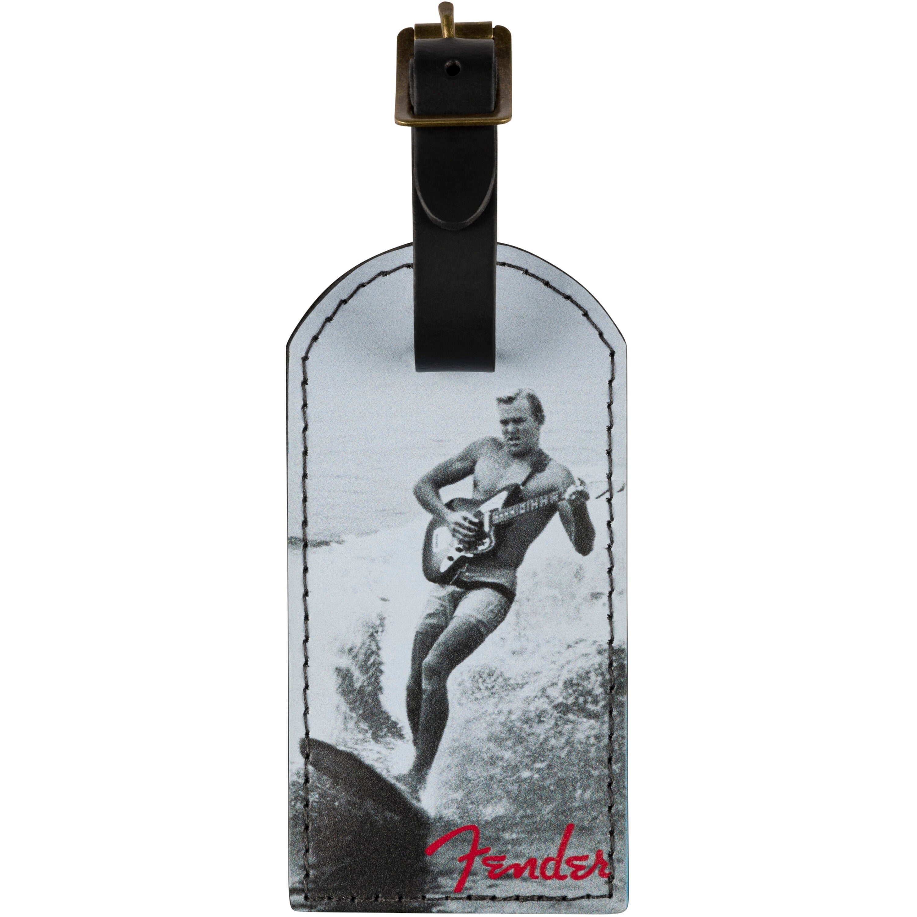 Fender Vintage Ad Luggage Tag Surfer kofferlabel