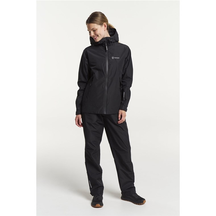 Tenson Winga Rain Jacket Women Black