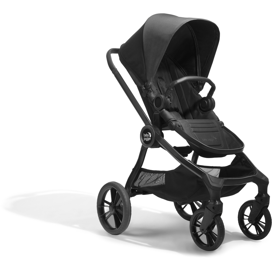 baby jogger Kinderwagen City Sights Rich Black inkl. Babywanne und Wetterschutz