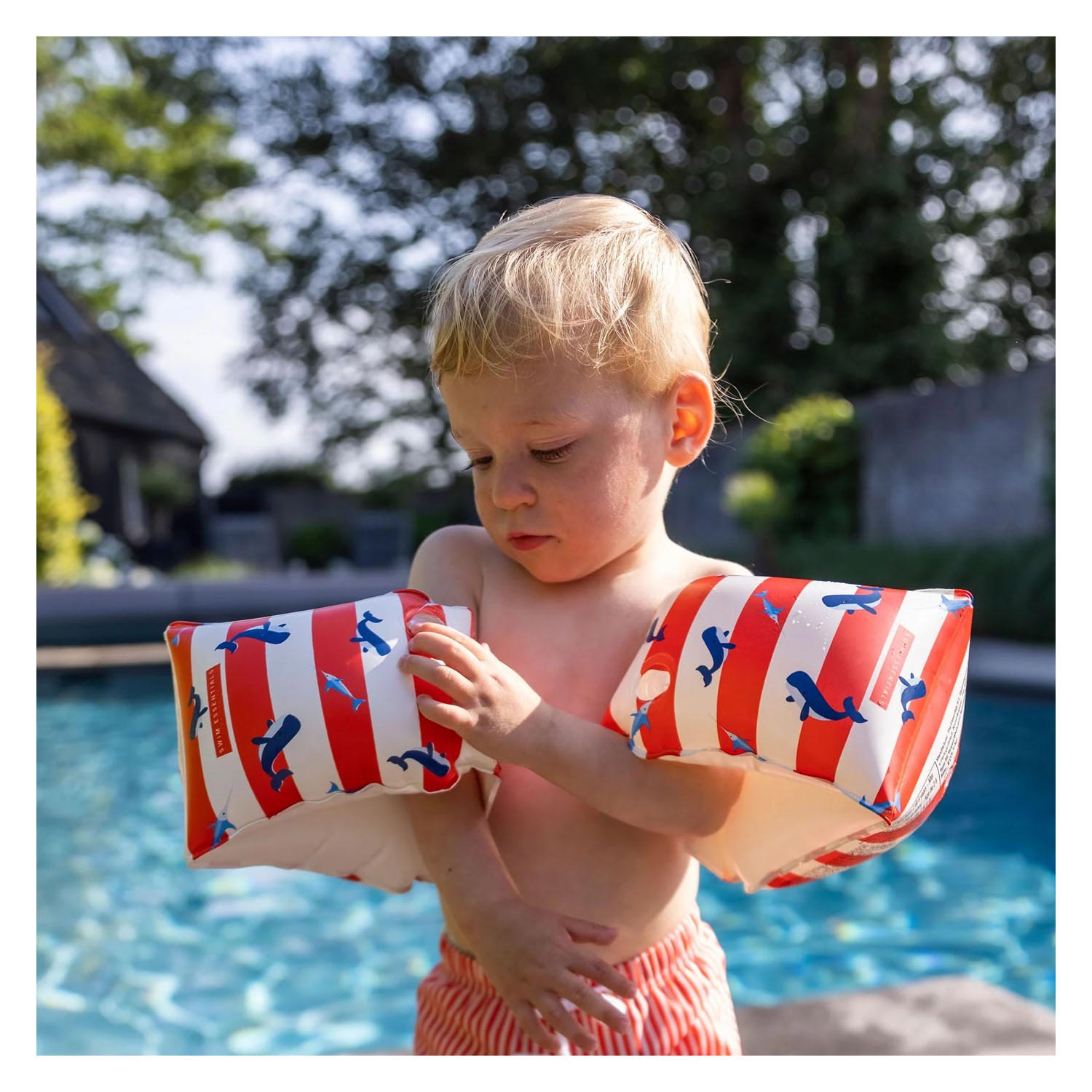 Swim Essentials Zwembandjes Walvis, 0-2 jaar