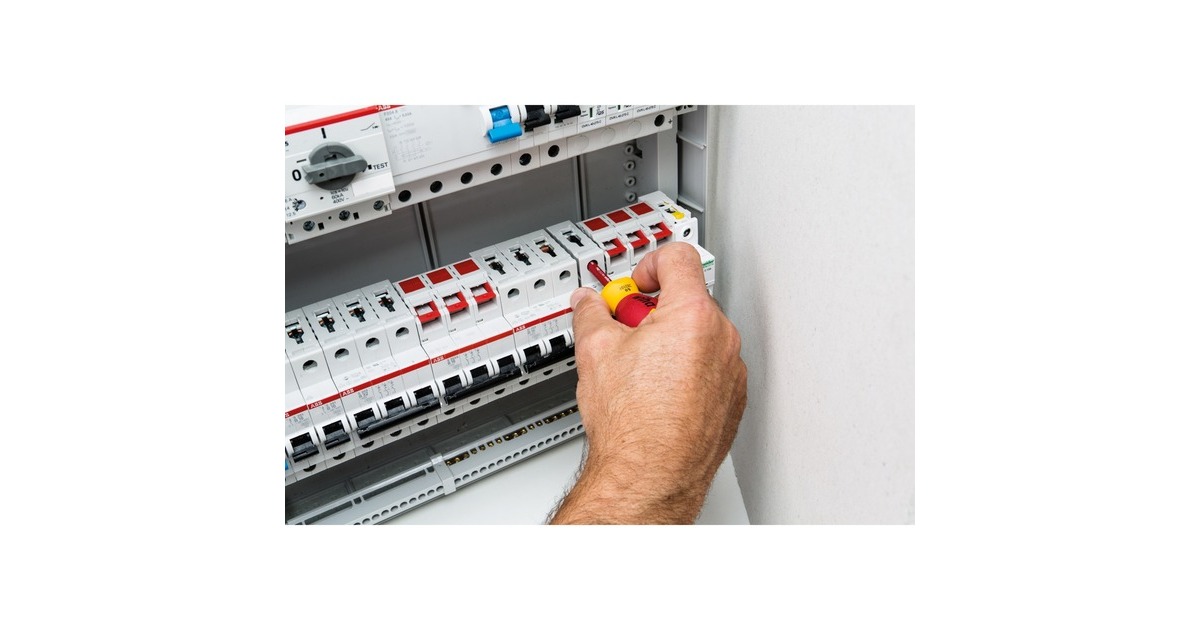 WihaSchroevendraaier met bithouderset electric slimVario  (Rood/geel, Stubby 4-delig met slimBits)