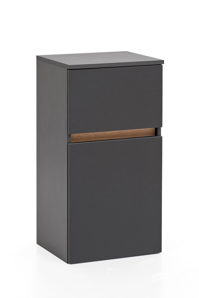 Unterschrank Brügge Graphit B/H/T 40x79x35cm