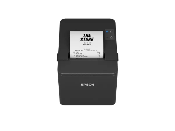 Epson TM T20IV (101) - Kvitteringsprinter - termisk linje - Rulle (7,95 cm) - 203 x 203 dpi - op til 250 mm/sek. - USB, seriel - skærer - delvis-skære cutter - sort