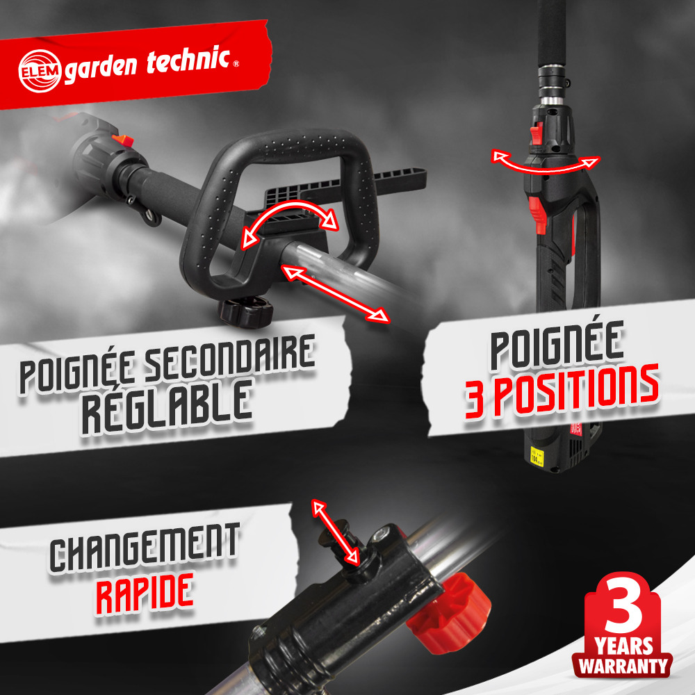 Scie a ebrancher - taille haies 1000w - elem garden