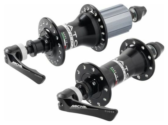 Lot de moyeux avant/arrière Miche syntesi primato shimano 28H