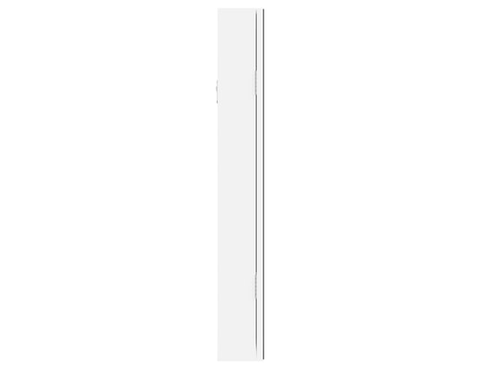 VIDAXL - Armoire à bijoux avec miroir et éclairage led mural blanc